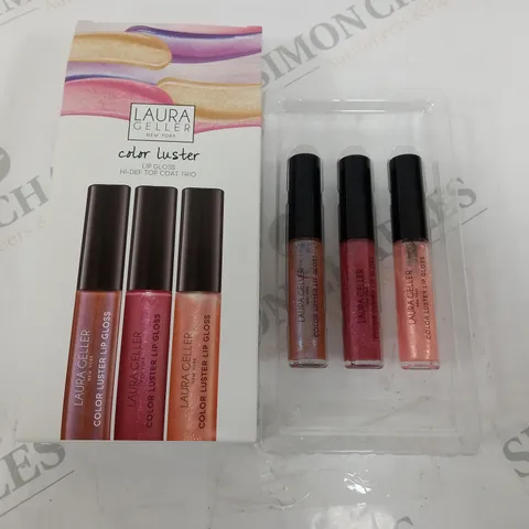 LAURA GELLER COLOUR LUSTER LIP GLOSS 3-PACK