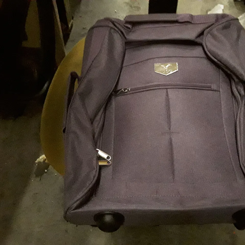 UNBOXED KEPLIN LUGG SMALL SIZE TRAVEL LUGGAGE WITH WHEELS PURPLE COLOUR