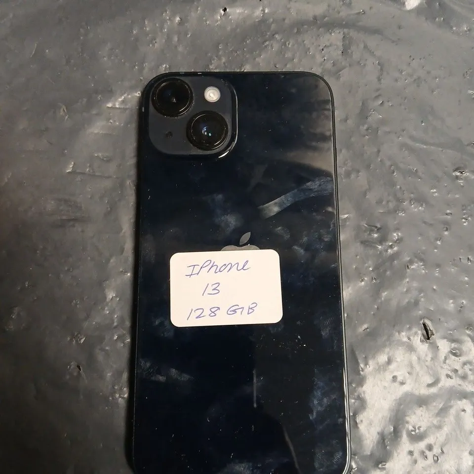 APPLE IPHONE 13 – 128 GB – BLACK - IPHONE LOCKED TO OWNER