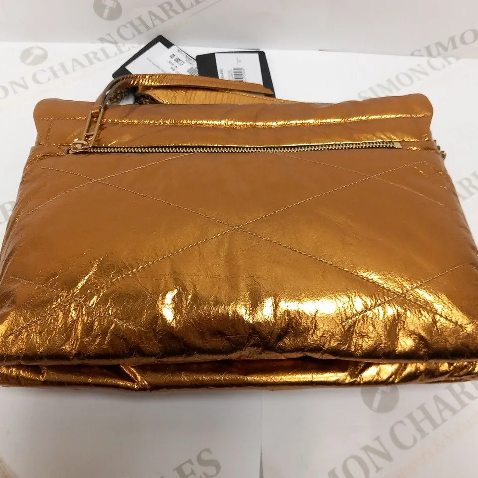 LANVIN PARIS SUGAR AND METALIC BAG 