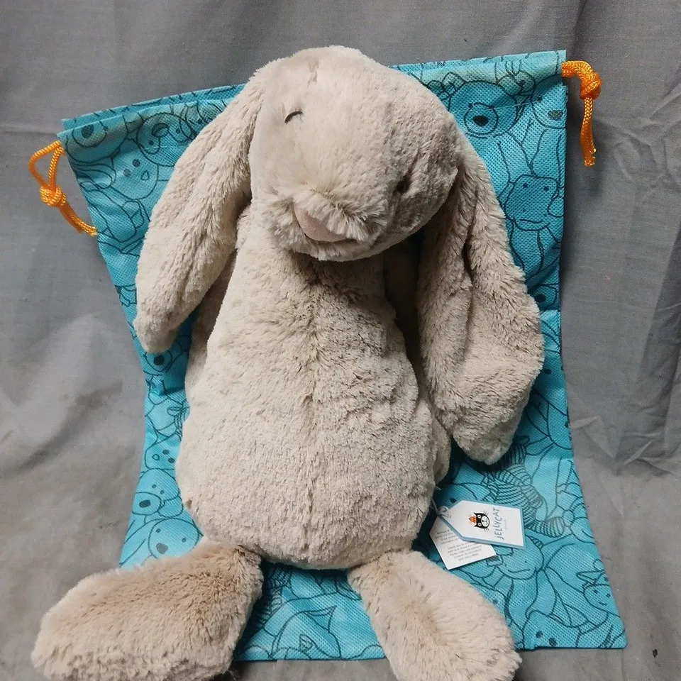 JELLYCAT LARGE BASHFUL BEIGE BUNNY PLUSH TOY