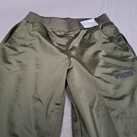 PUMA REGULAR FIT KHAKI TRACKSUIT PANTS - EUR MEDIUM