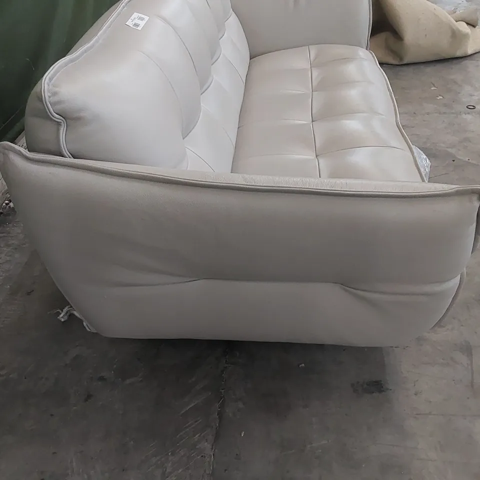 DESIGNER ITALIAN MADE SEVILLE 3 SEATER LEATHER SOFA 