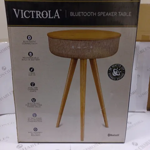 VICTROLA BLUETOOTH SPEAKER TABLE