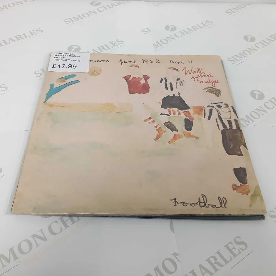 3 JOHN LENNON VINYL LPS TO INCLUDE WALLS AND BRIDGES, LIVE IN NEW YORK AND PLASTIC ONO BAND