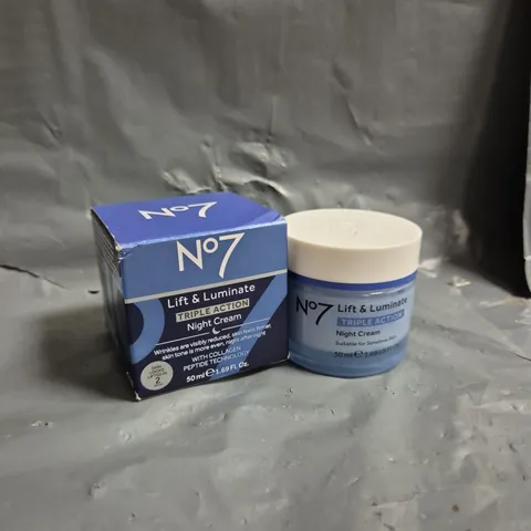 BOXED N07 LIFT & LUMINATE TRIPLE ACTION NIGHT CREAM (50ML)