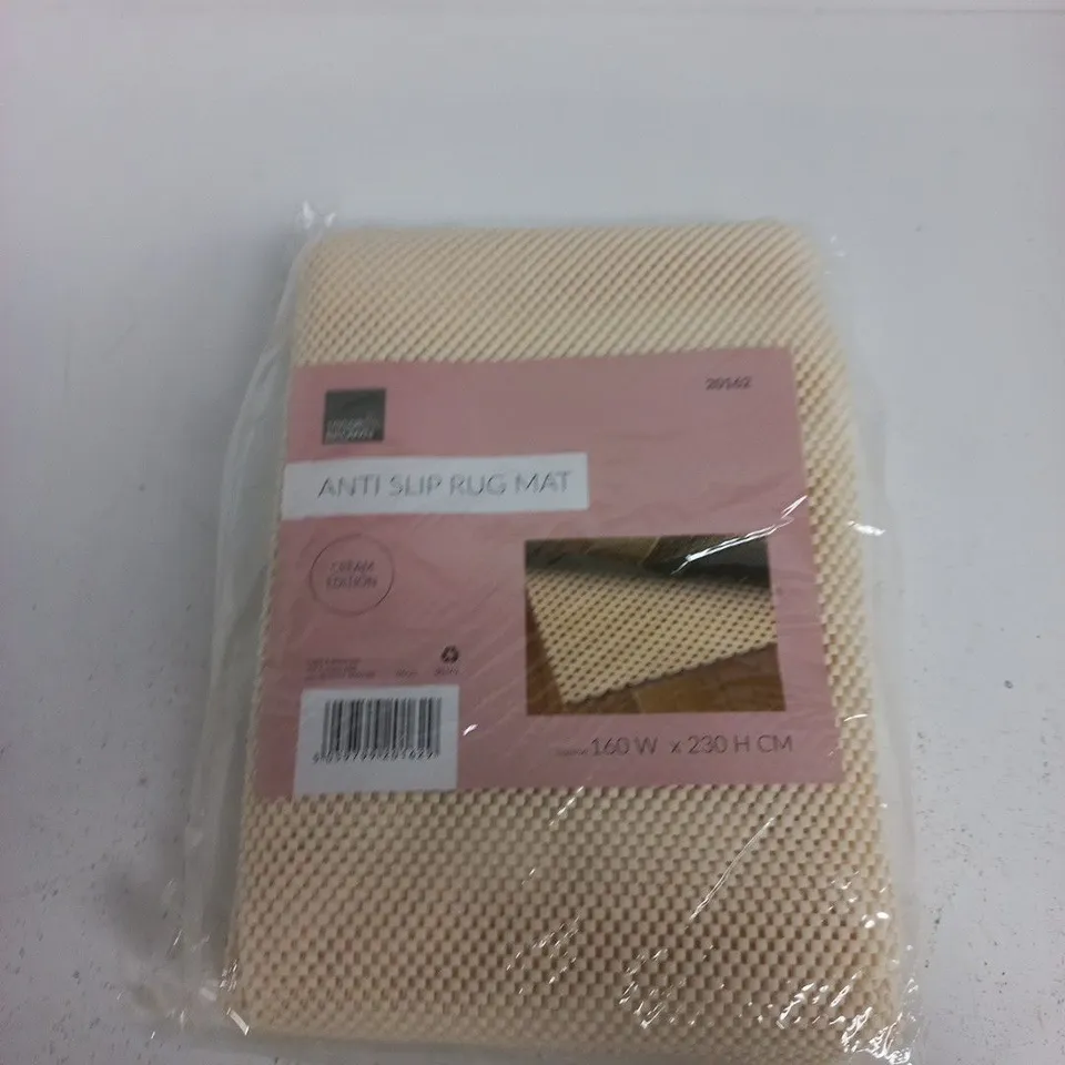 ANTISLIP RUG MAT – CREAM, 100 W X 230 H CM