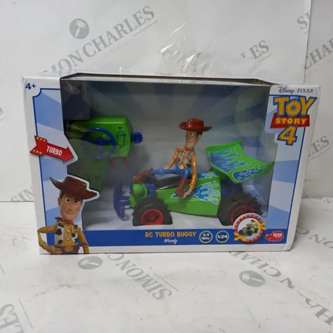 BOXED TOY STORY RC TURBO BUGGY WITH WOODY
