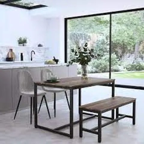 BRAND NEW & BOXED AVENUE INDUSTRIAL OAK DINING BENCH (1 BOX)