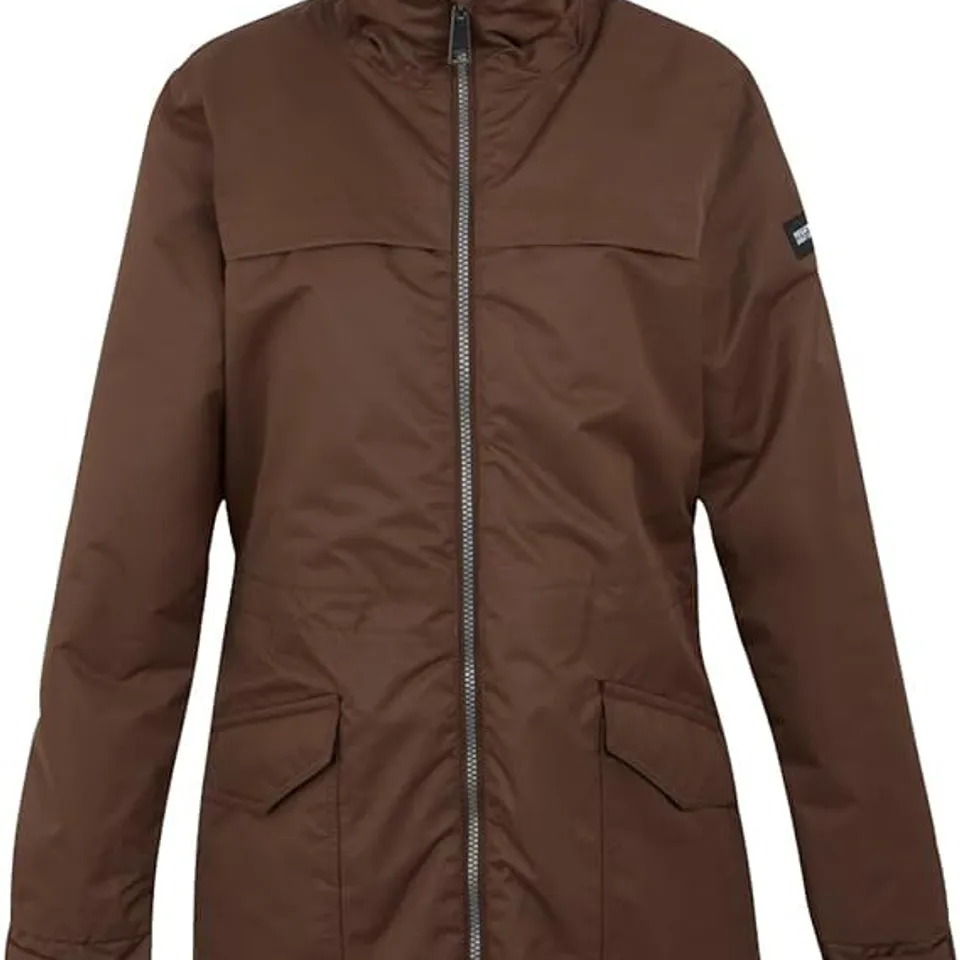 REGATTA WOMENS ROMINE II JACKET DARK BROWN   - UK SIZE 10