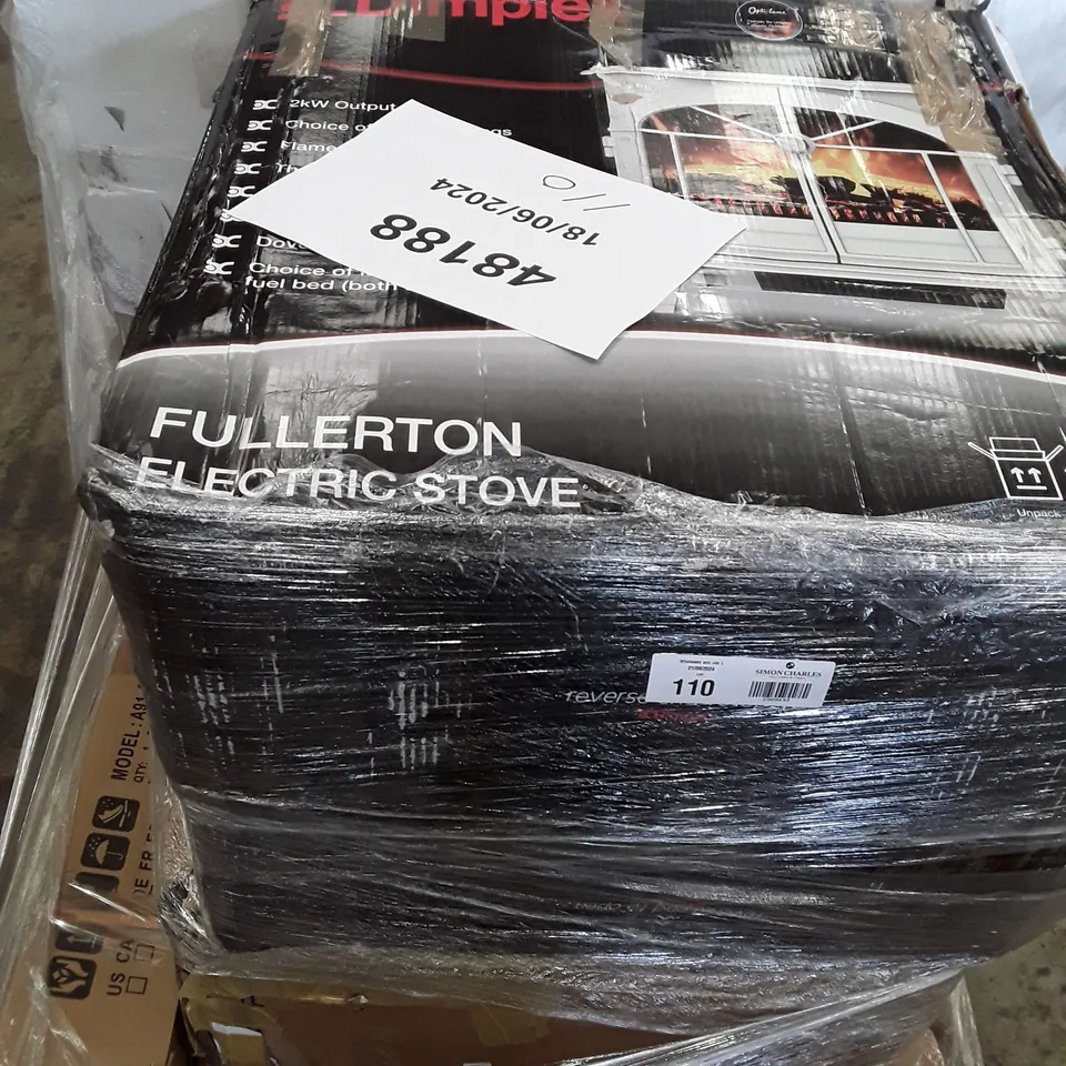 PALLET OF APPROXIMATELY 5 UNPROCESSED RAW RETURN HOUSEHOLD AND ELECTRICAL GOODS TO INCLUDE;