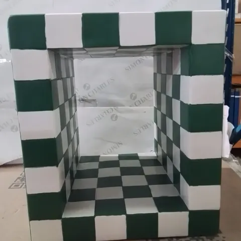 BOXED BRAND NEW GEORGE HOME GREEN TILE SIDE TABLE