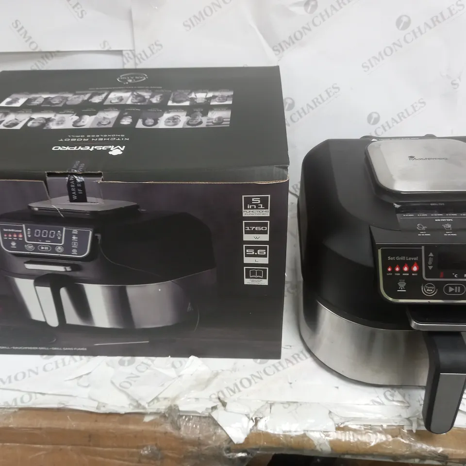 BOXED MASTERPRO KITCHEN ROBOT SMOKELESS GRILL AND AIR FRYER