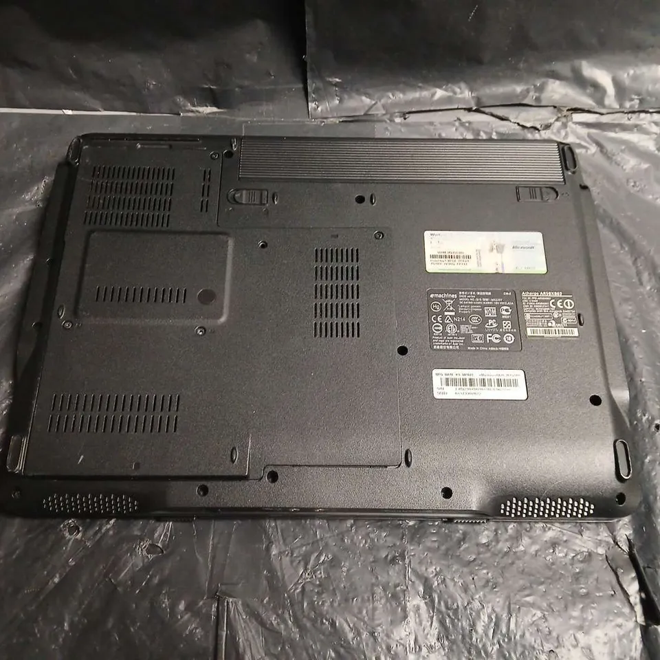EMACHINES LAPTOP PC – BLACK - MODEL UNSPECIFIED