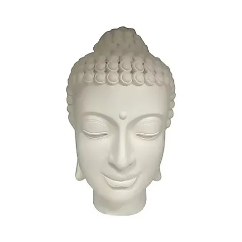 K BY KELLY HOPPEN OUTDOOR LARGE BUDDHA HEAD STATUE BOXED