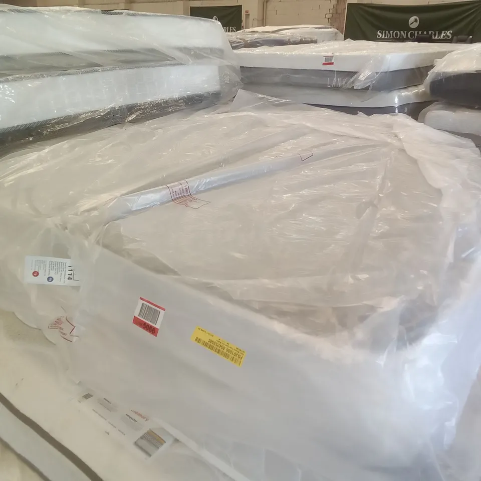 QUALITY BAGGED 4'6" DOUBLE CAIRO MEMORY FOAM OPEN COIL MATTRESS 