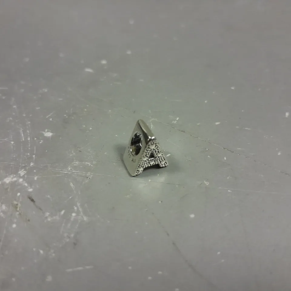 PANDORA LETTER A ALPHABET CHARM