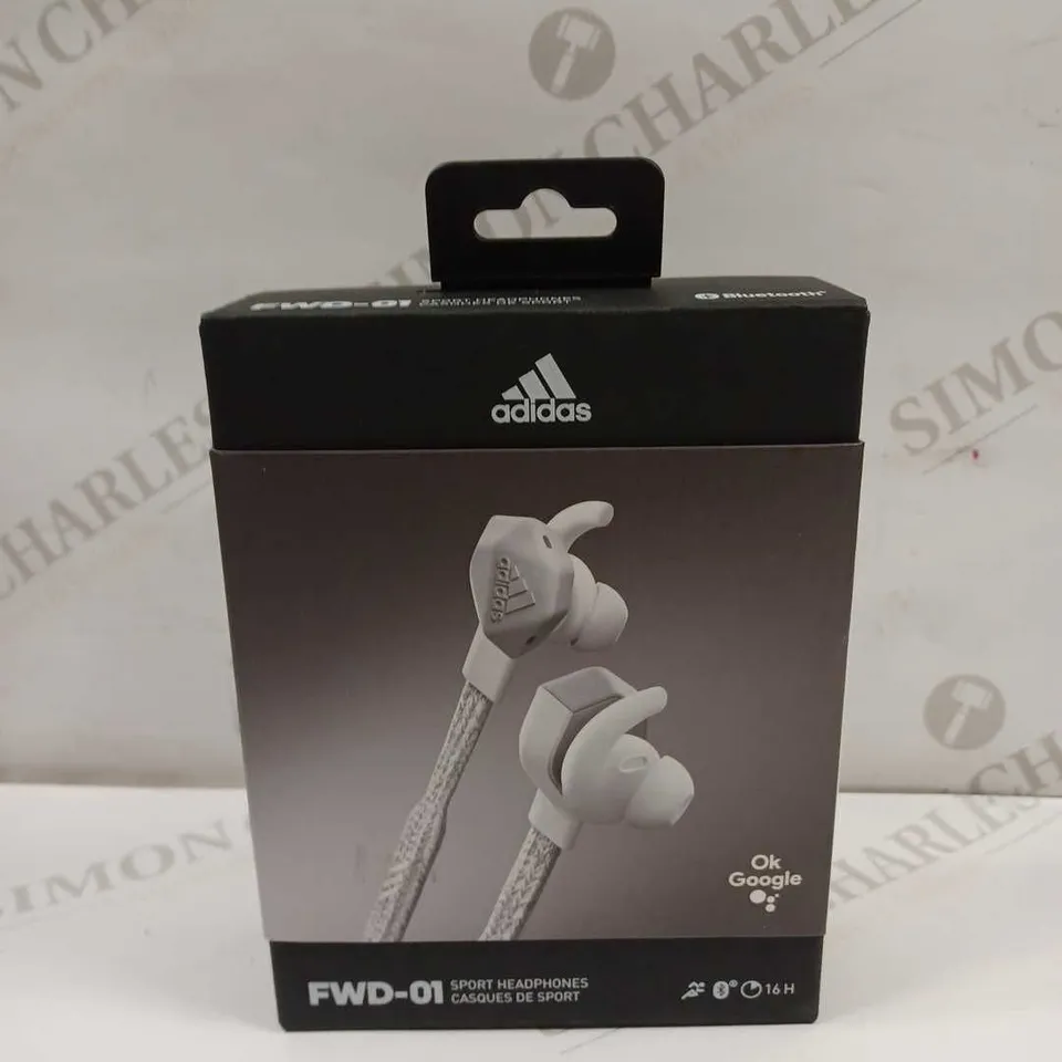 ADIDAS SPORT FWD-01 IN-EAR BLUETOOTH EARPHONES - LIGHT GREY
