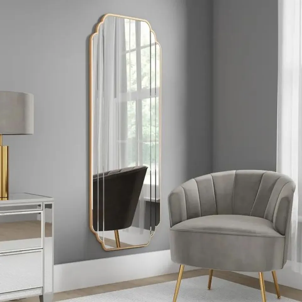 BOXED EQUATORIAL FULL LENGTH MIRROR