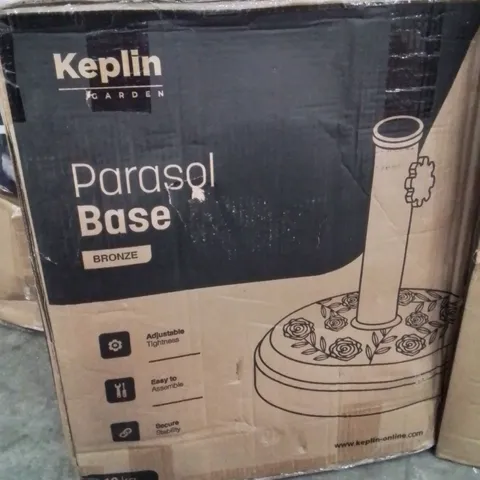 BOXED KEPLIN GARDEN PARASOL BASE -BRONZE-