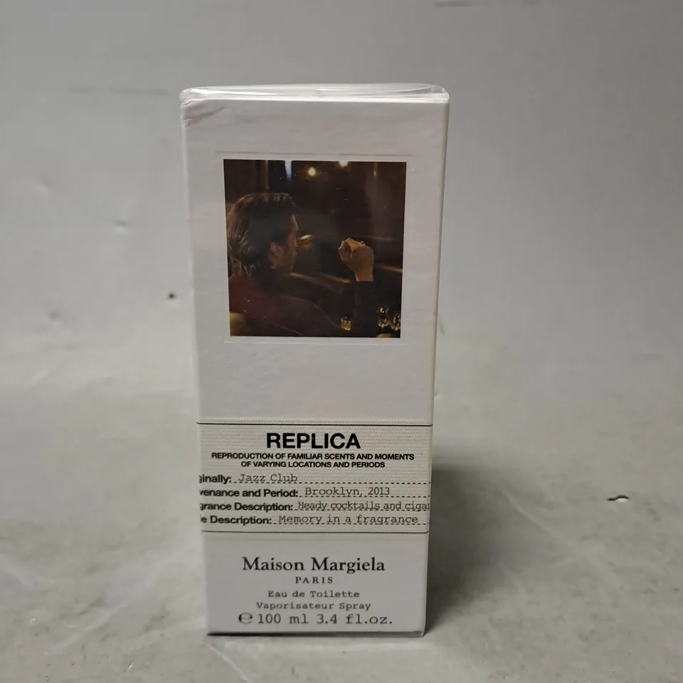 BOXED AND SEALED MAISON MARGELIA REPLICA JAZZ CLUB EAU DE TOILETTE 100ML