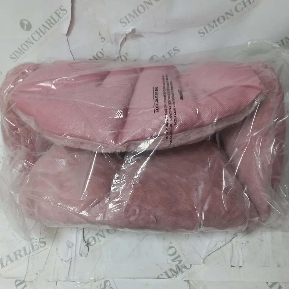 COZEE HOME FAUX FUR PLUSH SUPPORT CUSHION