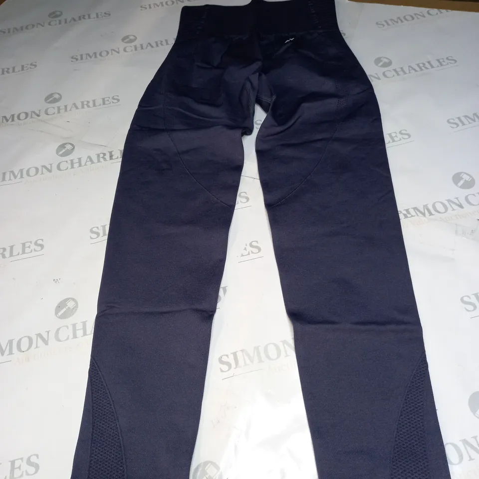 AYBL NAVY BLUE GYM LEGGINGS SIZE S 