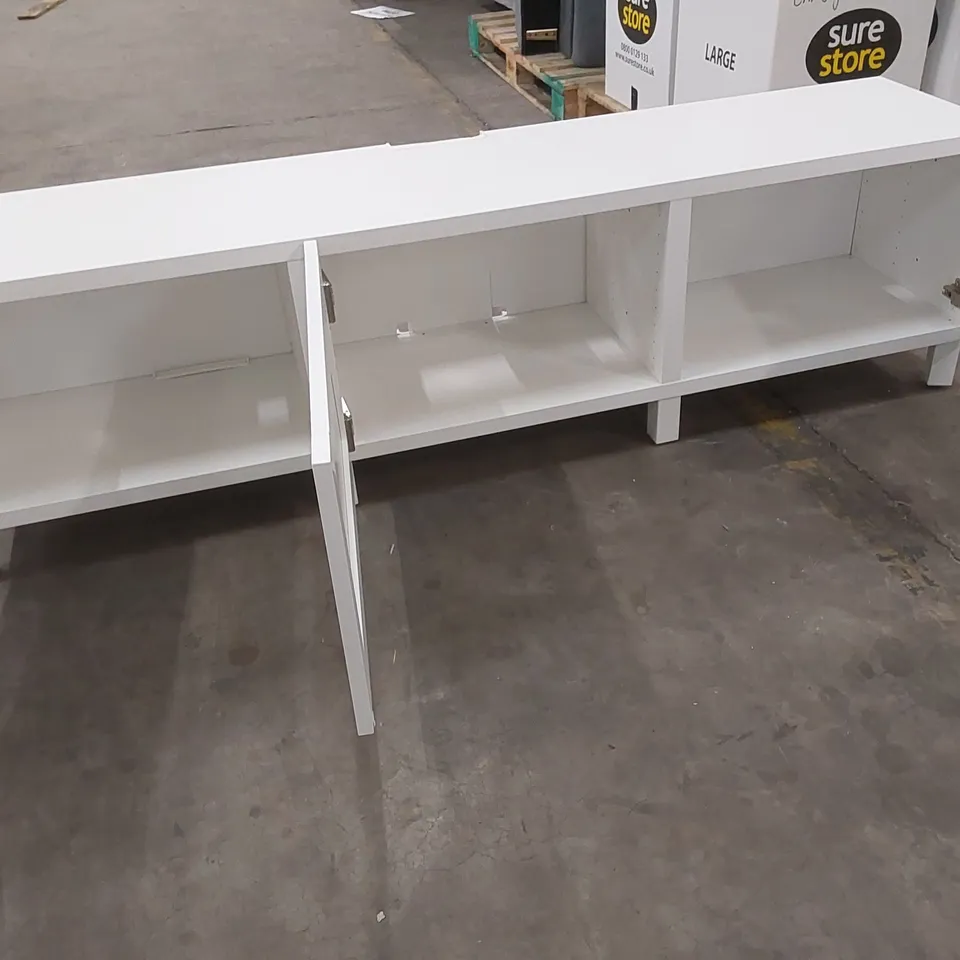 IKEA HANVIKEN 3-DOOR TV UNIT - WHITE