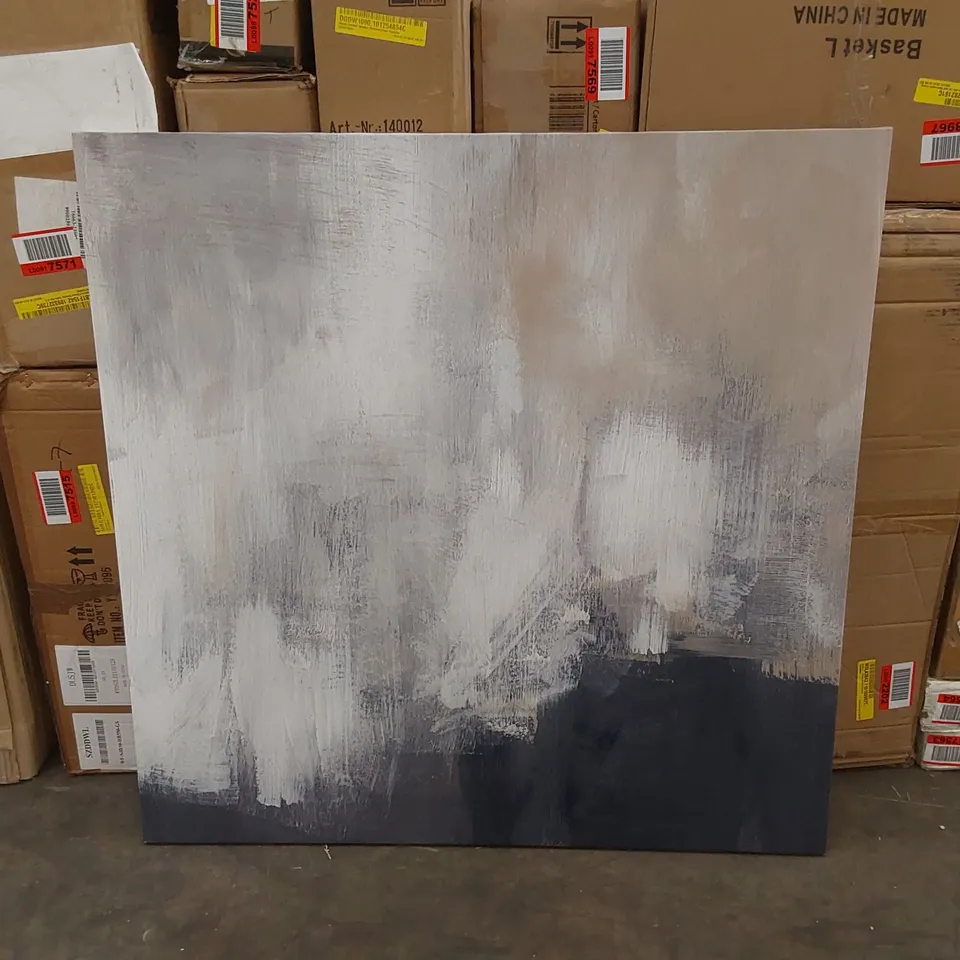 NEUTRAL ABSTRACT II BY JENNIFER PAXTON PARKER - WRAPPED CANVAS PAINTING 