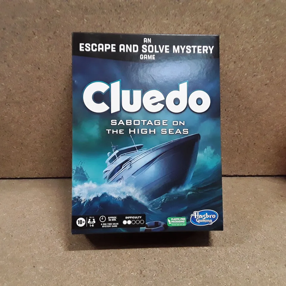 CLUEDO SABOTAGE ON HIGH SEAS GAME