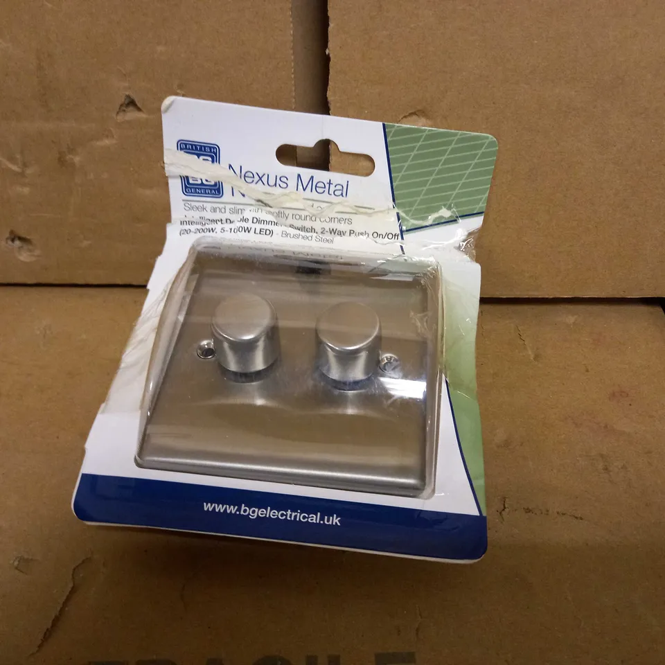 NEXUS METAL INTELLIGENT 2-WAY SWITCH DOUBLE DIMMER