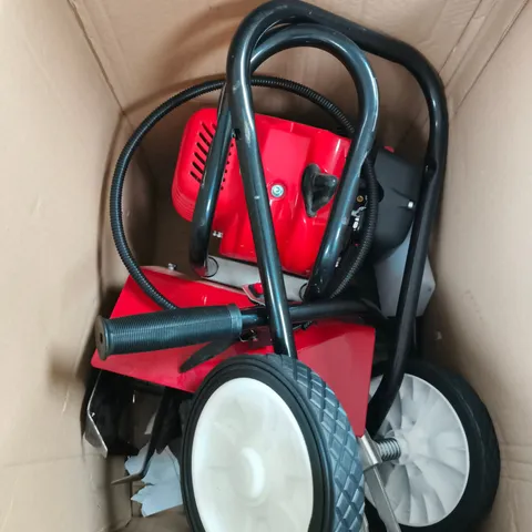 RED PORTABLE GARDEN PRESSURE WASHER