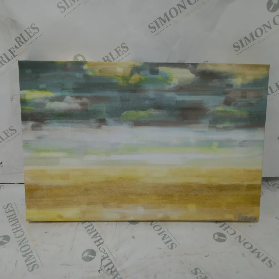 BOXED PARVEZ TAJ DISTANT STANDS ART PRINT WRAPPED ON CANVAS