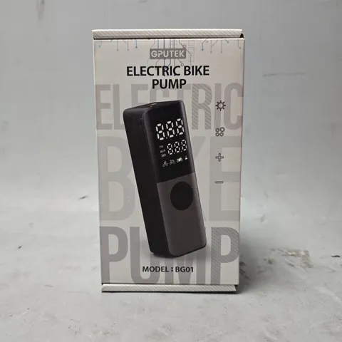 BOXED GPUTEK ELECTRIC BIKE PUMP BG01