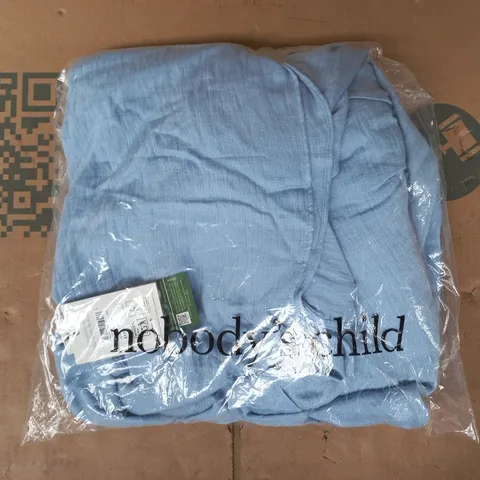 BAGGED NOBODY'S CHILD SYMRAN MIDAXI DRESS IN BLUE SIZE UK 10