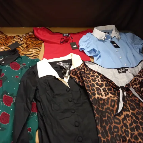 LARGE QUANTITY OF ASSORTED HELL BUNNY CLOTHING ITEMS
