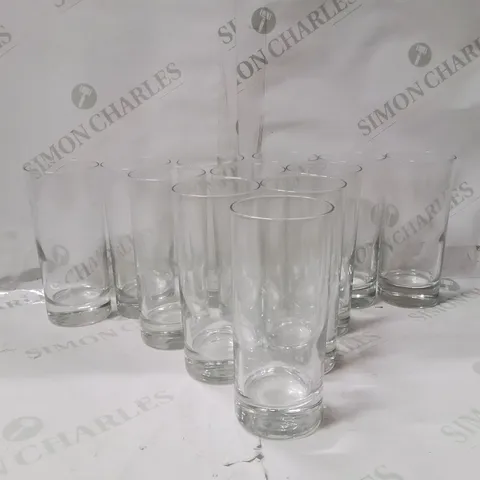 BOXED LIBBEY CHICAGO HI BALL GLASSES SET OF 12