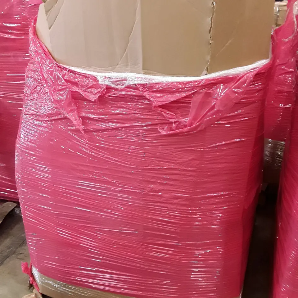 PALLET OF ASSORTED PRODUCTS INCLUDING AIR FRYER, SHIATSU FOOT MASSAGER, LED CEILING FAN, CORDLESS VACUUM, OFFICE CHAIR