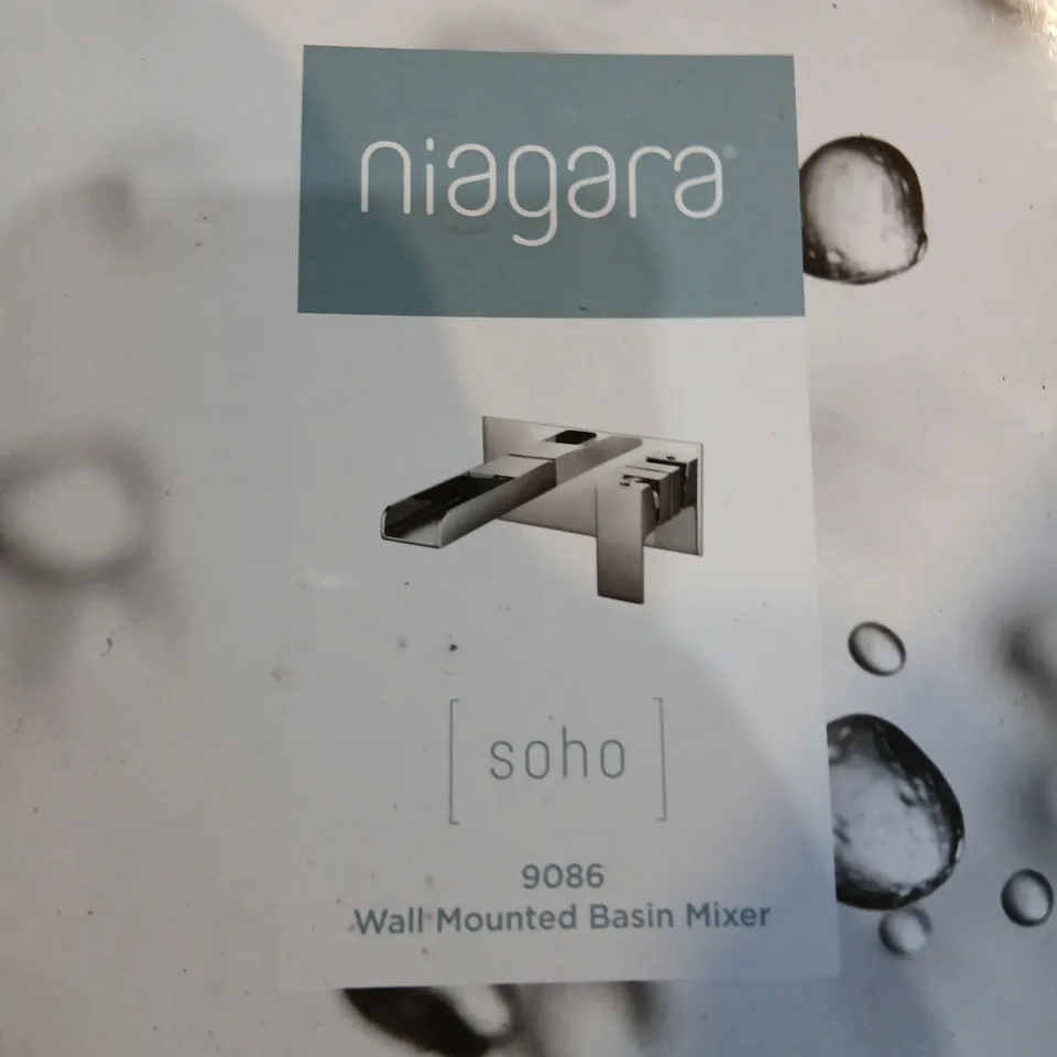 NIAGARA SOHO 9086 WALL MOUNTED BASIN MIXER – CHROME