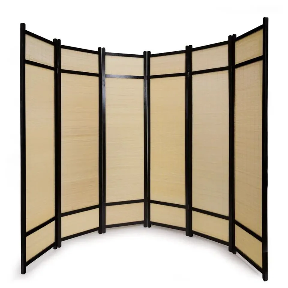 BOXED QUIMIR 264CM W X 175CM H 6-PANEL ROOM DIVIDER (1 BOX)