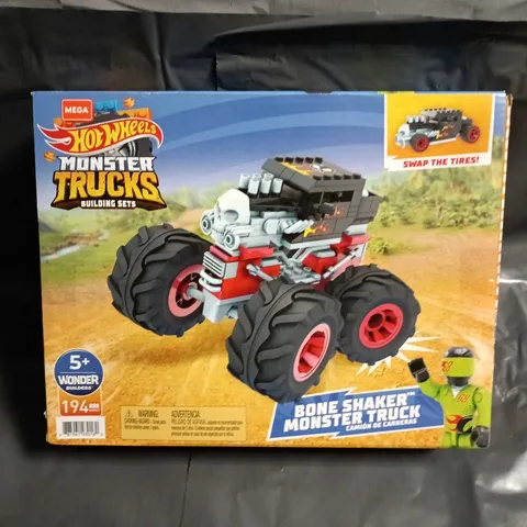 HOT WHEELS MONSTER TRUCKS BONE SHAKER BUILDING SET – BOXED (MEGA BLOKS)