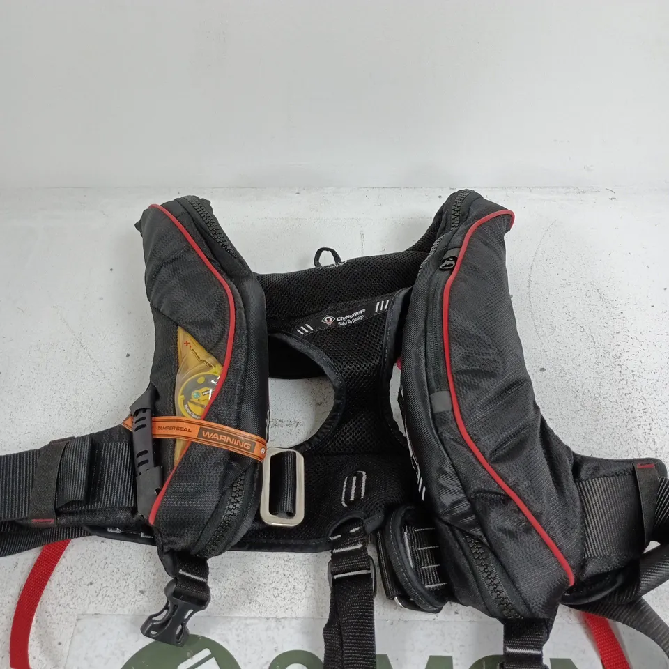 CREWSAVER ERGOFIT 190 OS LIFE JACKET – BLACK/RED TRIM