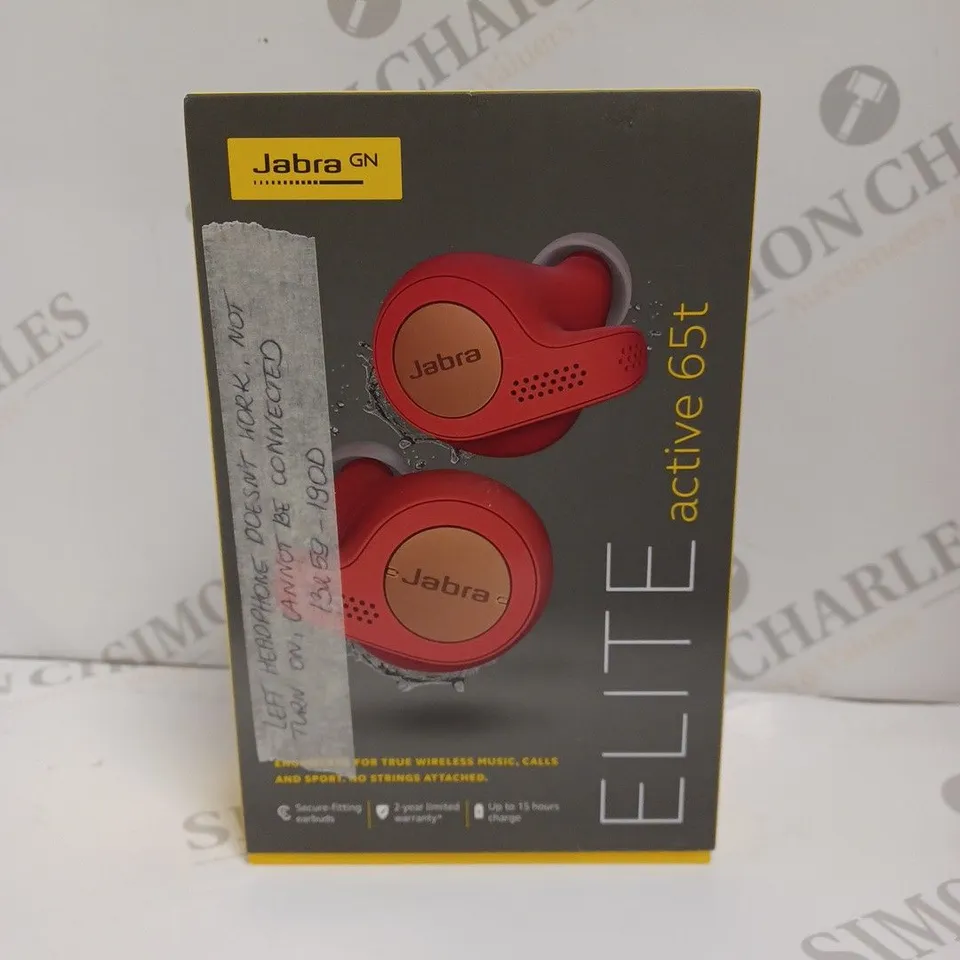 BOXED JABRA ELITE ACTIVE 65T EARBUDS