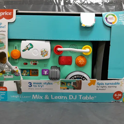 FISHER-PRICE MIX & LEARN DJ TABLE