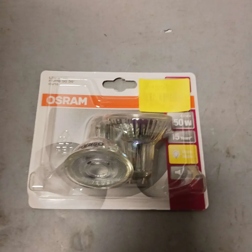 30 X SEALED (2 LIGHTS PER PACK) OSRAM GU10 LED STAR SPOTLIGHTS - WARM LIGHT