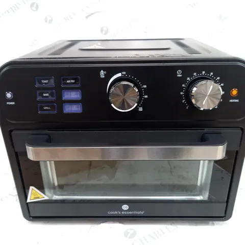 BOXED COOK'S ESSENTIAL 21-LITRE AIRFRYER OVEN IN BLACK