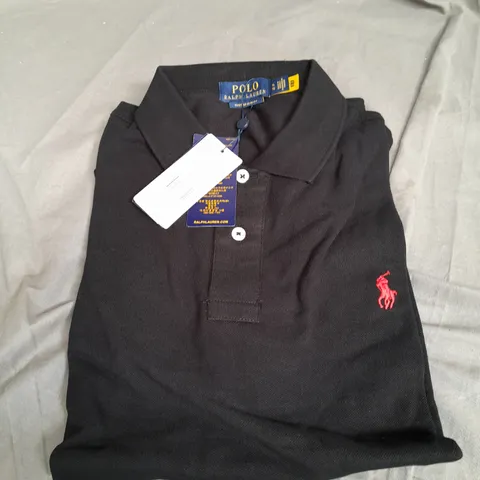 POLO RALPH LAUREN POLO SHIRT IN BLACK - XL