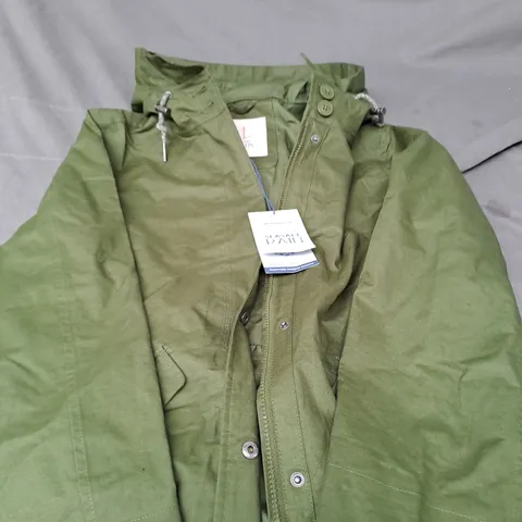 SEASALT CORNWALL SEAFARING COAT IN GREEN - 10