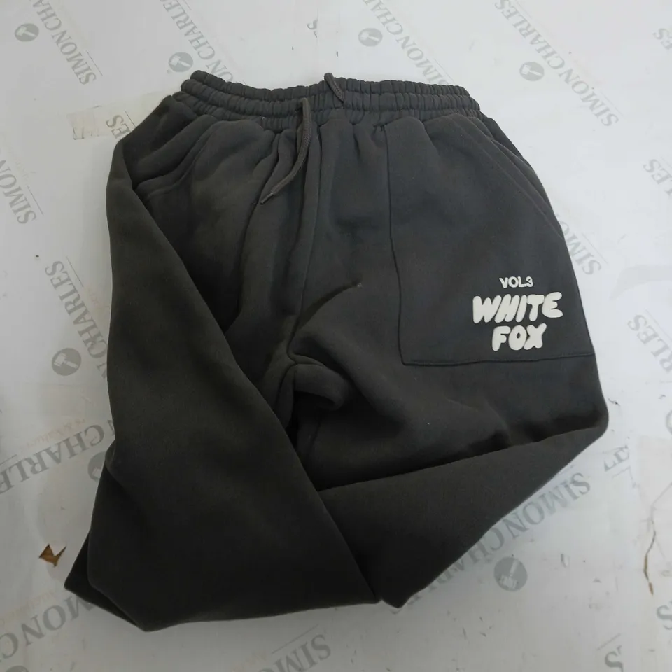 WHITE FOX VOL 3 GREY JOGGING PANTS - XS