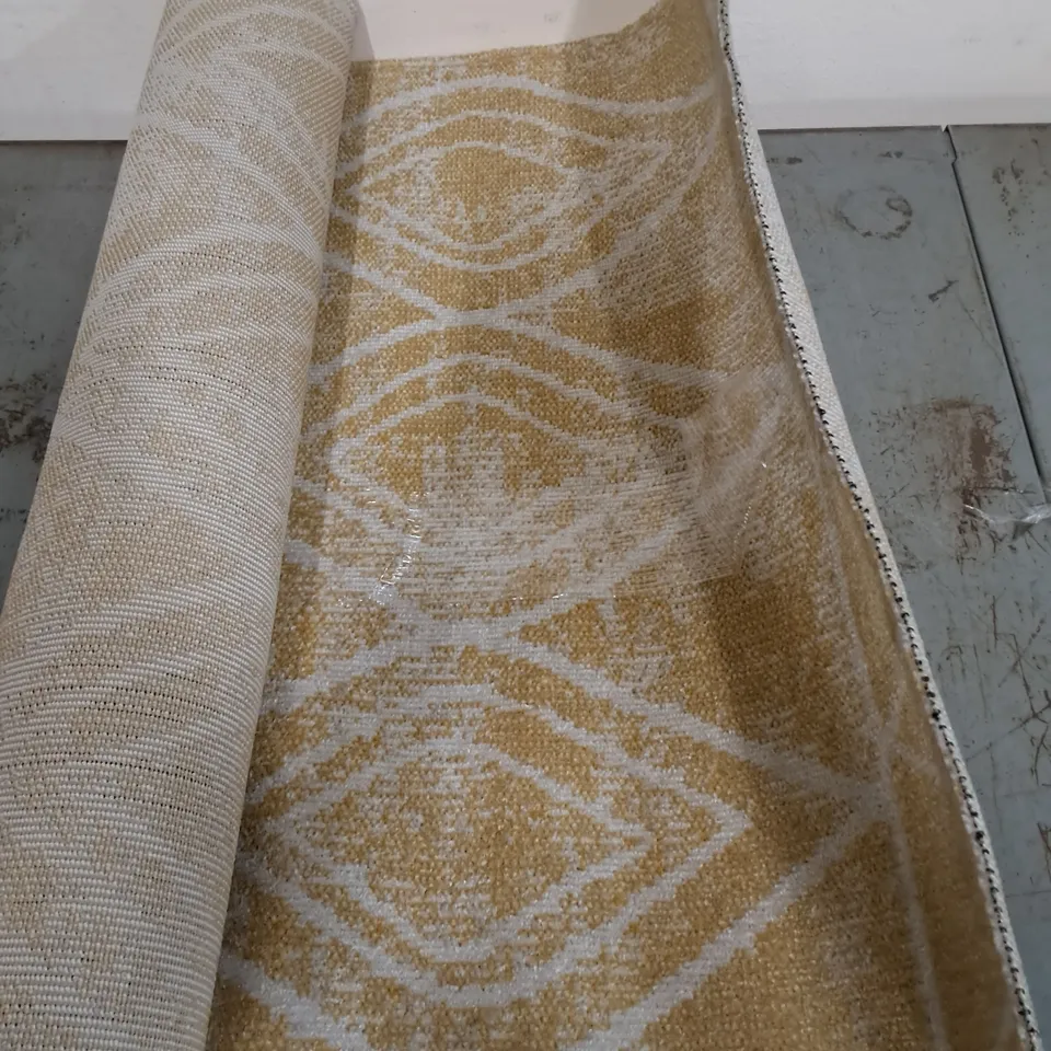 BRAND NEW PACO ARTINO RUG IN YELLOW - 80X250CM
